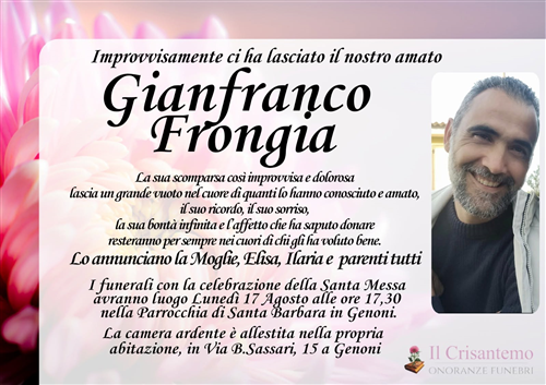 Ciao Gianfranco